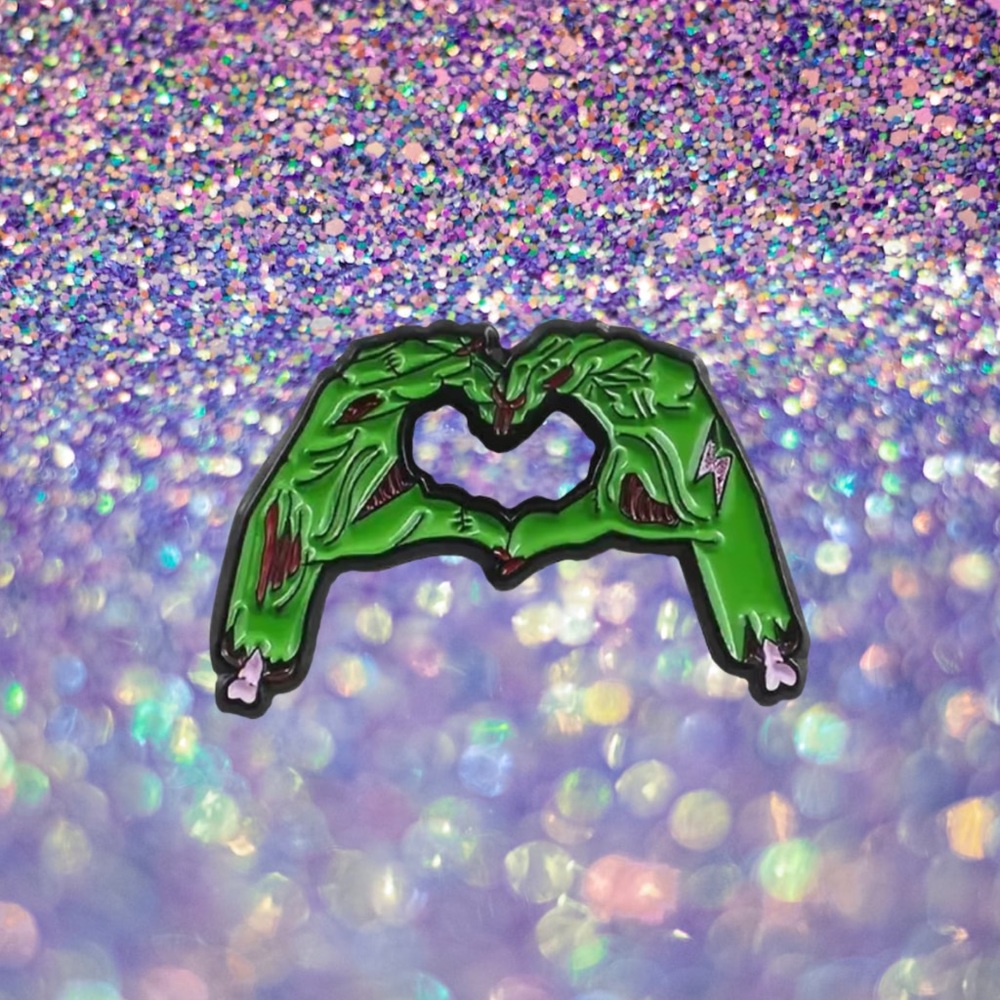FRANKENSTEIN HEART PIN